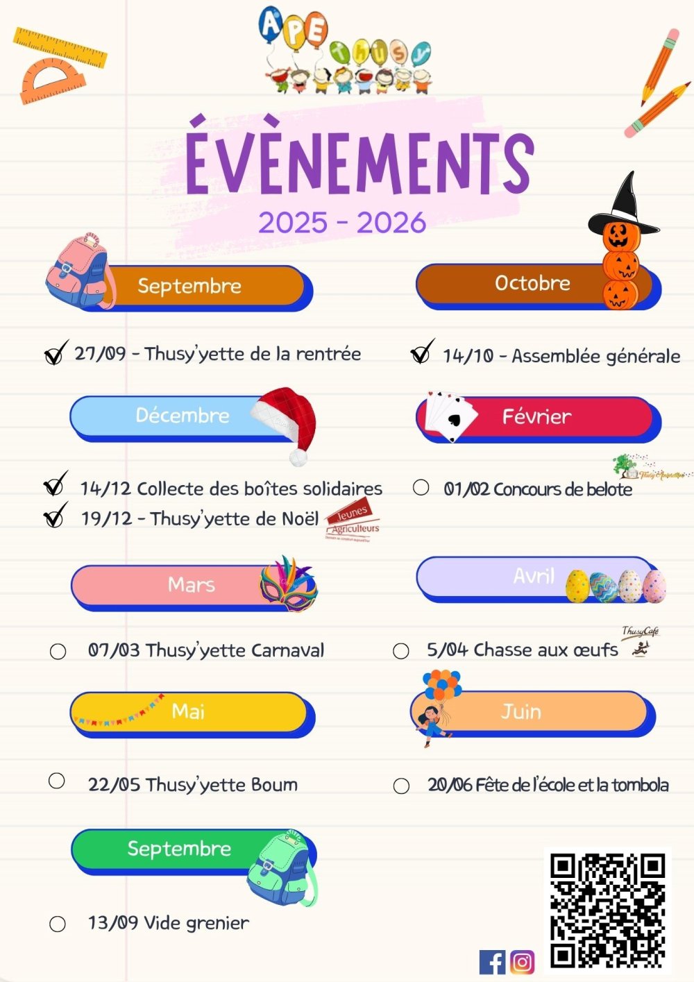 Evènement 2026 - APE